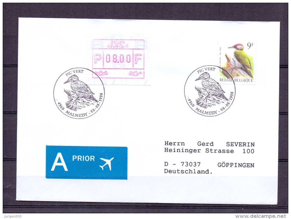 België - Pic Vert - Malmedy 8/8/1998   (RM4802) - Climbing Birds