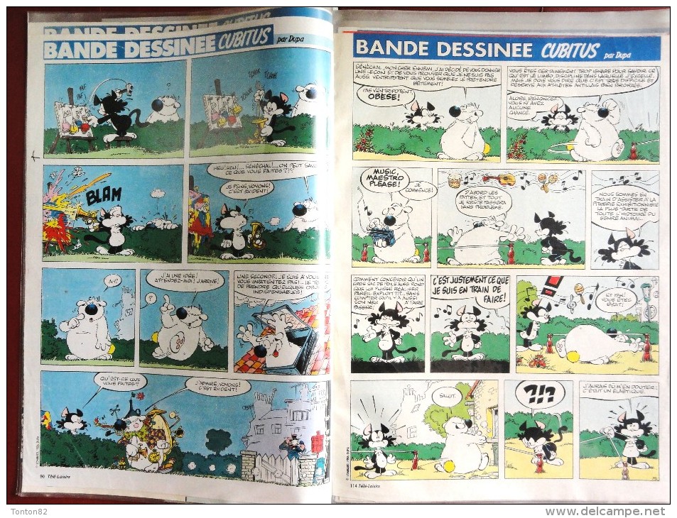 Lot De 76 Pages -  Cubitus - Parues Dans Télé-Loisirs - Cubitus