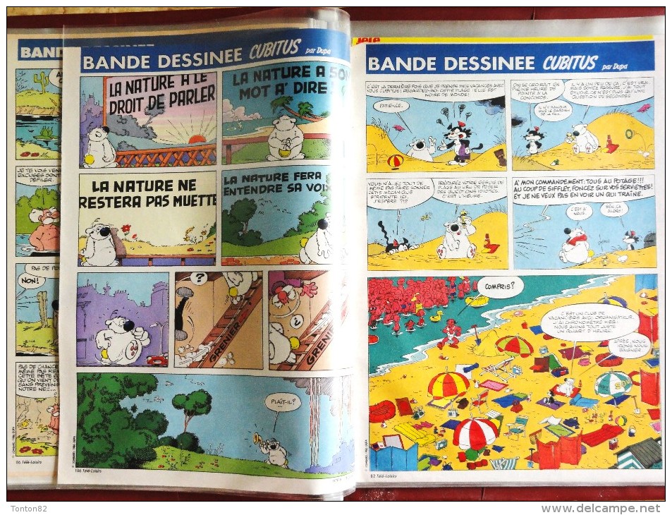 Lot de 76 pages -  Cubitus - Parues dans Télé-Loisirs