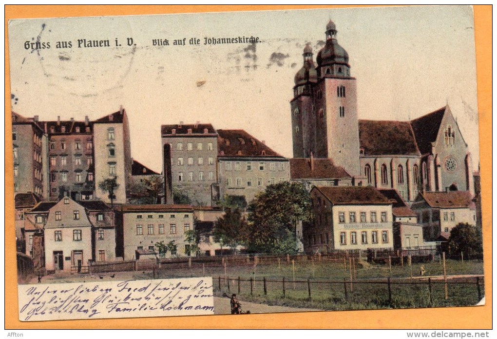 Gruss Aus Plauen I V 1905 Postcard - Plauen