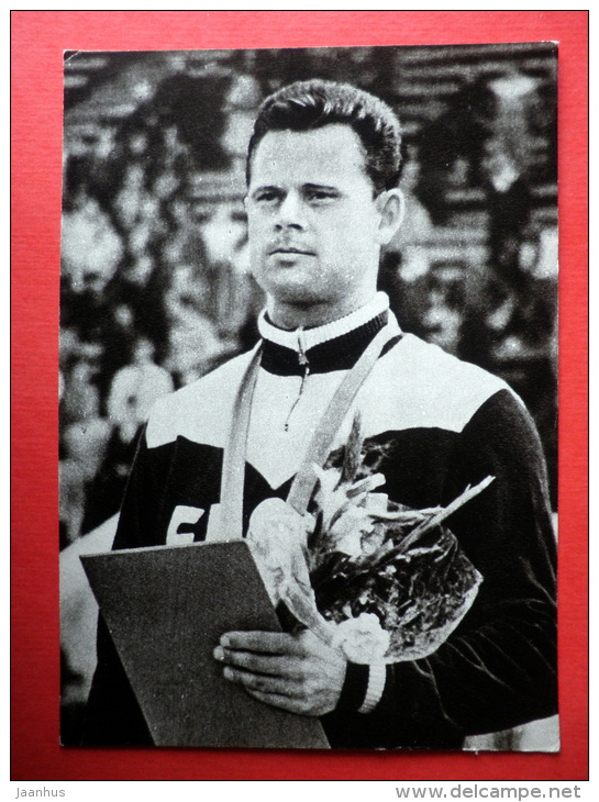 Rein Aun - Silver Medal - Decathlon - Tokyo 1964 - Estonian Olympic Medal Winners - 1979 - Estonia USSR - Unused - Olympische Spelen