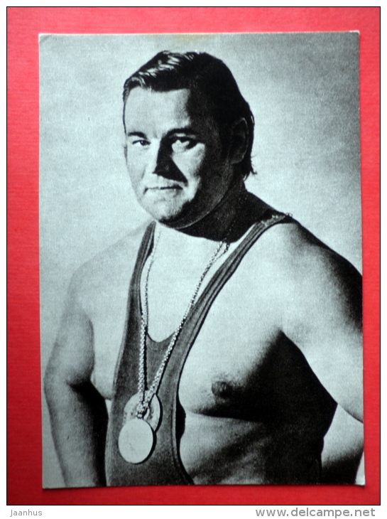 Jaan Talts - Weightlifting - Munich 1972 - Estonian Olympic Medal Winners - 1979 - Estonia USSR - Unused - Olympische Spelen