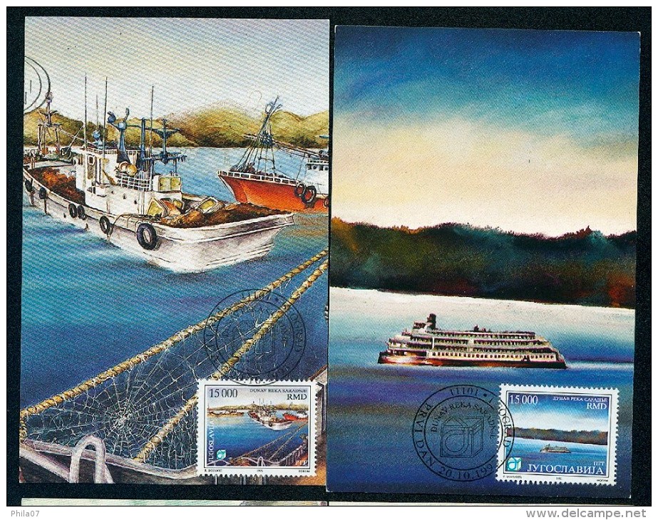 Yugoslavia 1993. Maximum Cards - ´Dunav Rijeka Suradnje´ - Cartoline Maximum