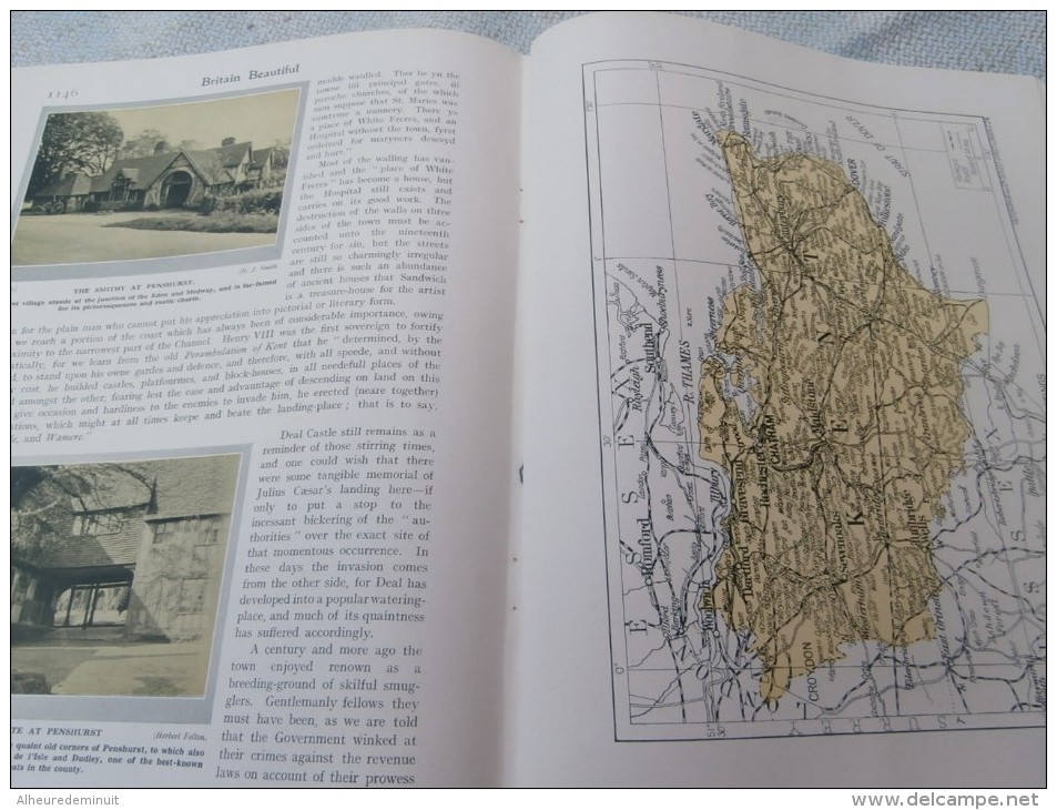 Hutchinson's Britain Beautiful"4 volumes"Angleterre"Cartes "Anglesey"Berkshire"géographie"Cornwall"Derbyshire "bretagne