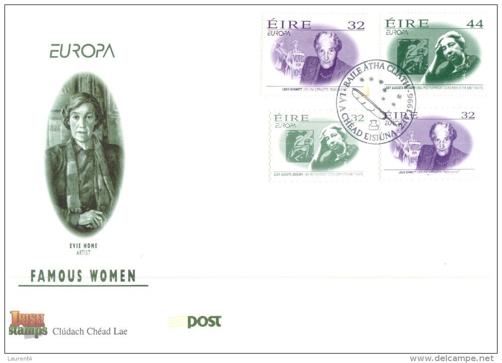 (668) Ireland FDC Cover - 1996 Europa - FDC