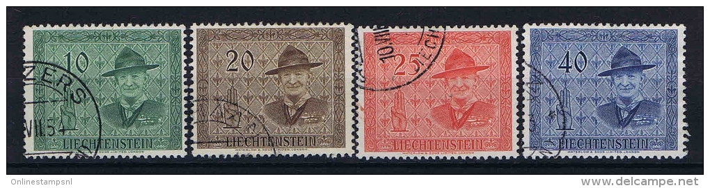 Liechtenstein: 1953 Mi Nr 315-318 Used - Oblitérés