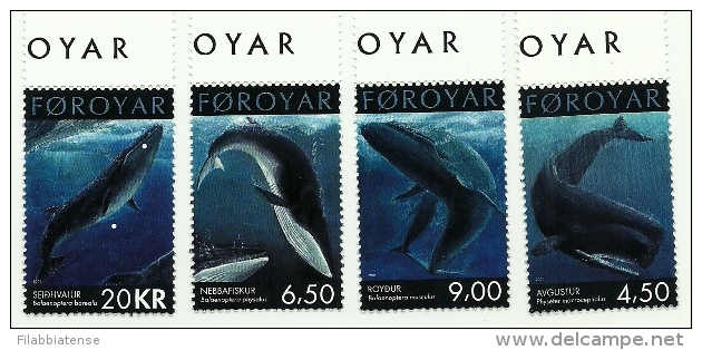 2001 - Faroer 404/07 Cetacei     ----- - Baleines