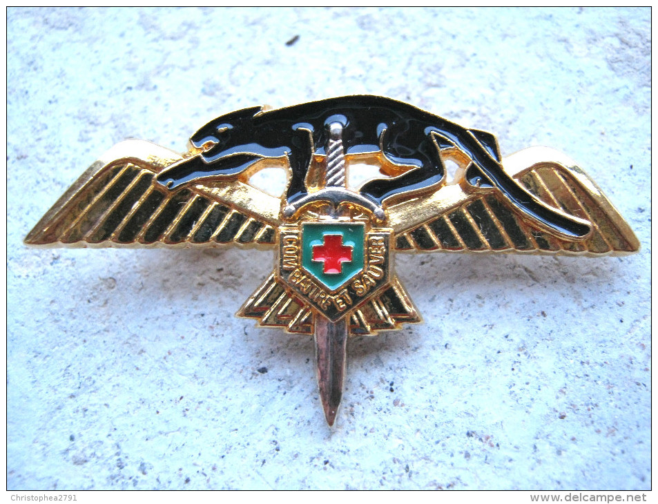 INSIGNE ARMEE DE L´AIR 2° ESCADRE HELICOPTERES MAURIENNE ARTHUS BERTRAND PARIS ETAT EXCELLENT - Airforce