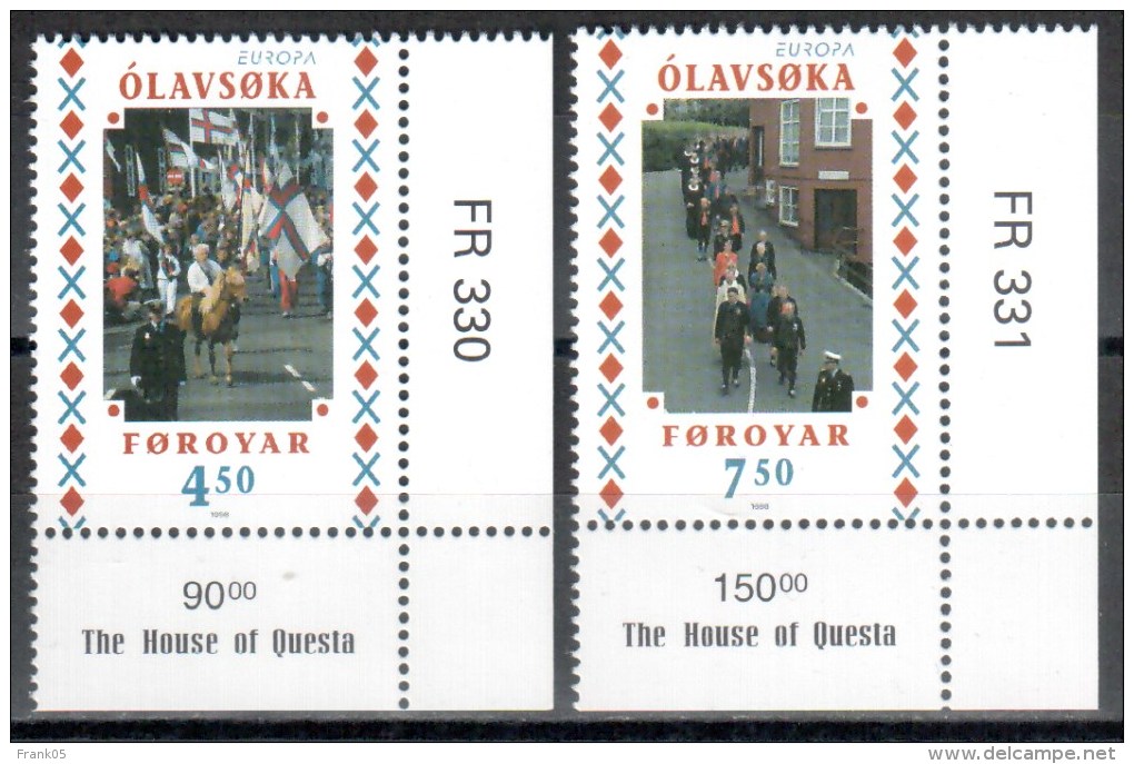 Färöer / Faroer / Féroé 1998 Satz/set EUROPA ** - 1998