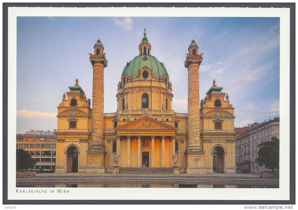 Austria Osterreich - Karlskirche In Wien, Kirche, Church, Eglise, Chiesa, Vienna - Iglesias