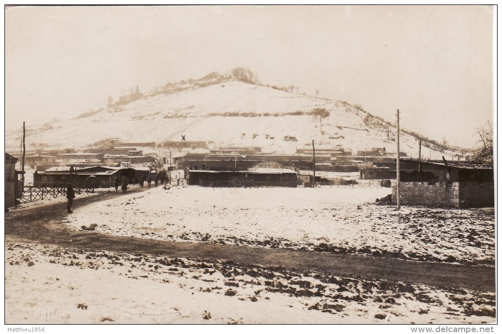 CP Photo 1917 HATTONCHATEL (Vigneulles-lès-Hattonchâtel) - Une Vue Du Camp Allemand Sous La Neige (A68, Ww1, Wk1) - Vigneulles Les Hattonchatel