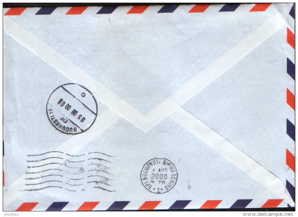 Japan- Letter,circulated From Tokyo In The Bucharest,  In 2000 - 2/scans - Lettres & Documents