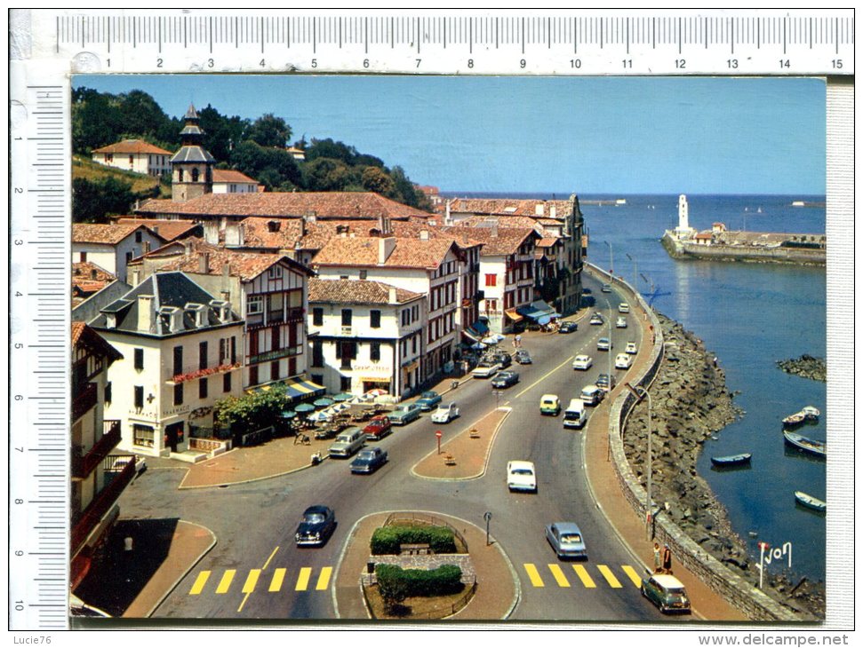 CIBOURE  -  Le Quai Maurice Ravel Et L Entrée Du Port  CIBOURE - ST JEAN DE LUZ   - Véhicules - Ciboure