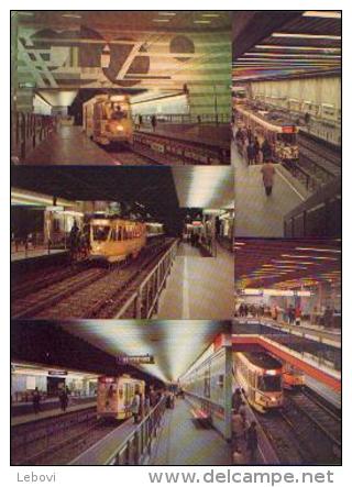 METROS (Bruxelles Et Autres Villes) - Collection Complète De 54 Cartes Postales Neuves - Railway