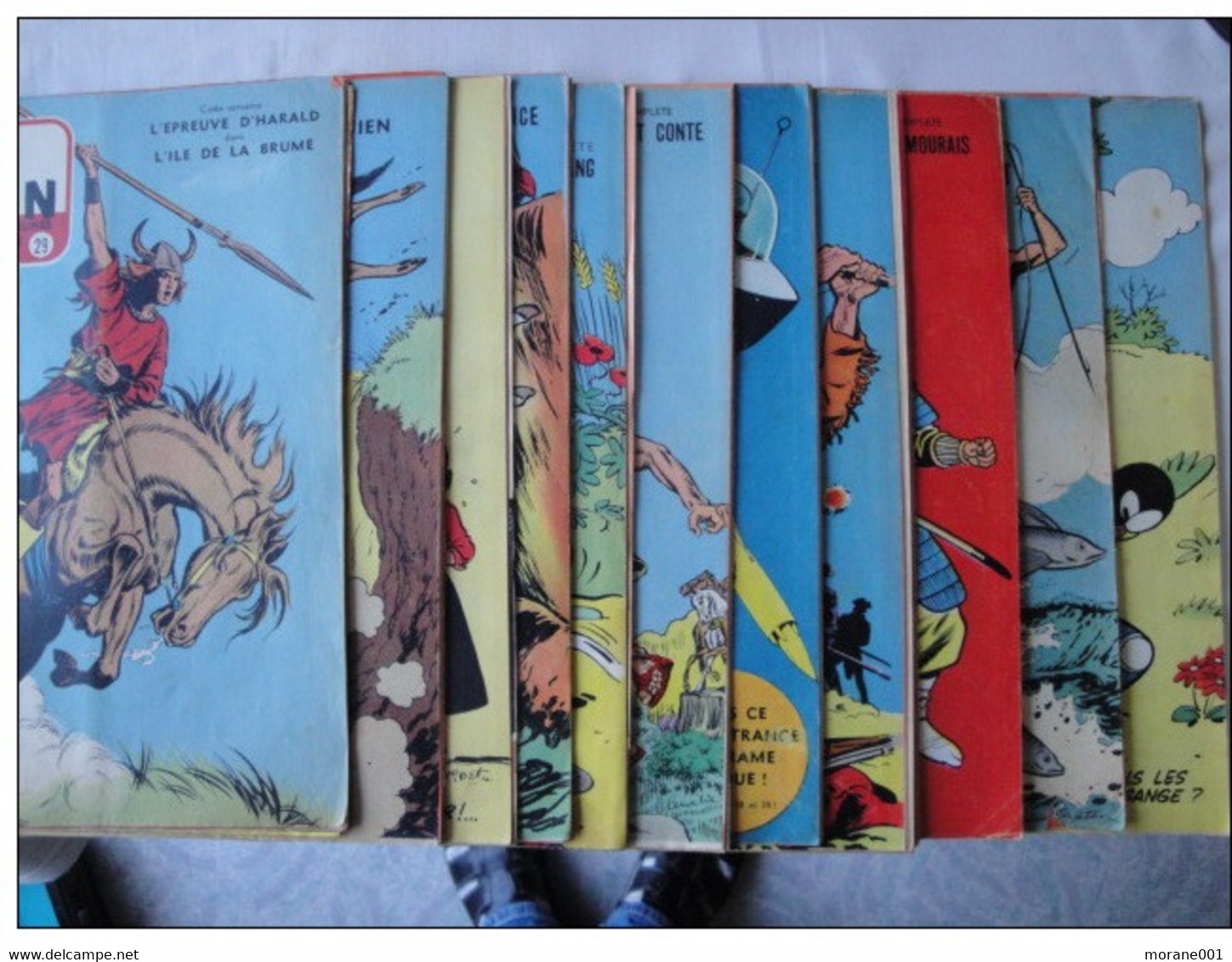Le Demon Gris, Histoire Complète  + La Piste Des Elephants Sur Onze N°s De Tintin De 1956  Henri Vernes Bob Morane - Bob Morane
