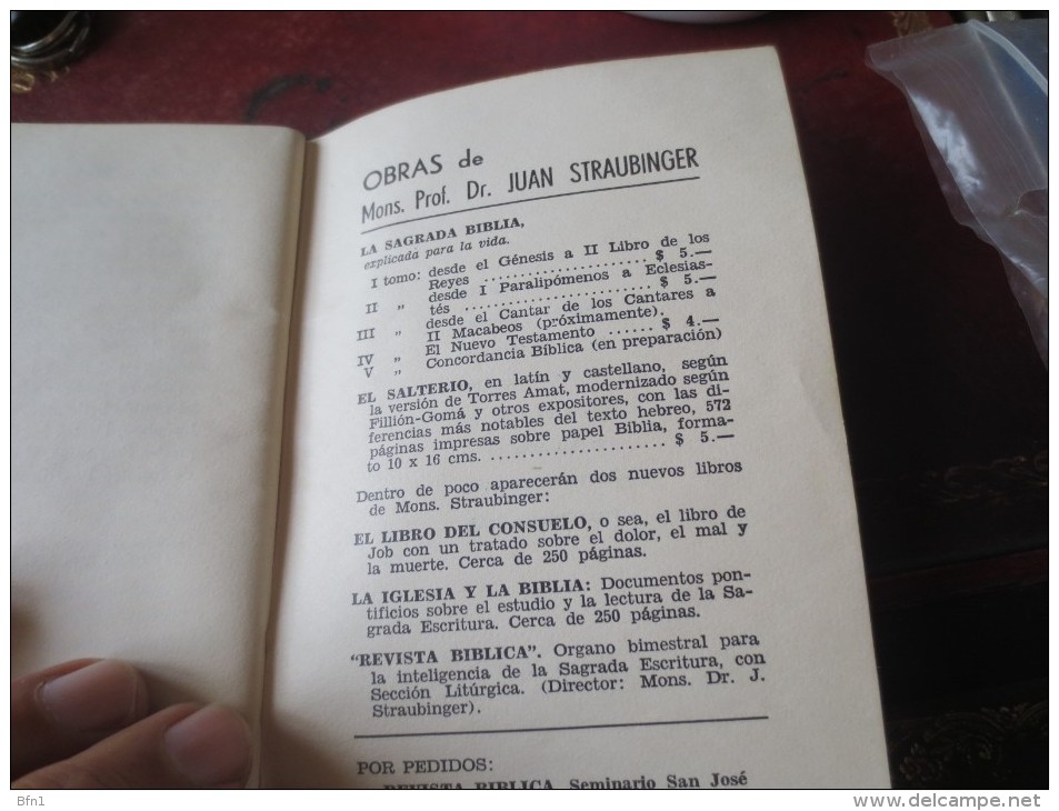 ENCICLICA DIVINO AFFLANTE SPITITU - 28 DE SETIEMBRE 1944 - PIU PP XII - VOIR PHOTOS - Guerra 1939-45