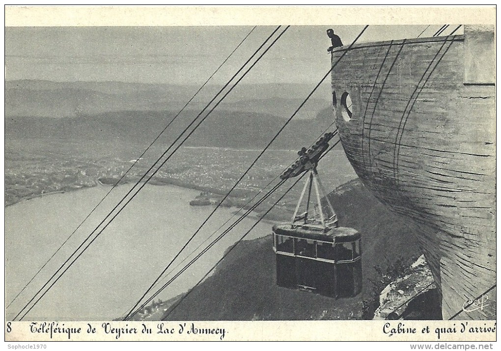 RHONE ALPES - 74 - HAUTE SAVOIE - VEYRIER Téléphérique Du Lac D'Annecy - Veyrier