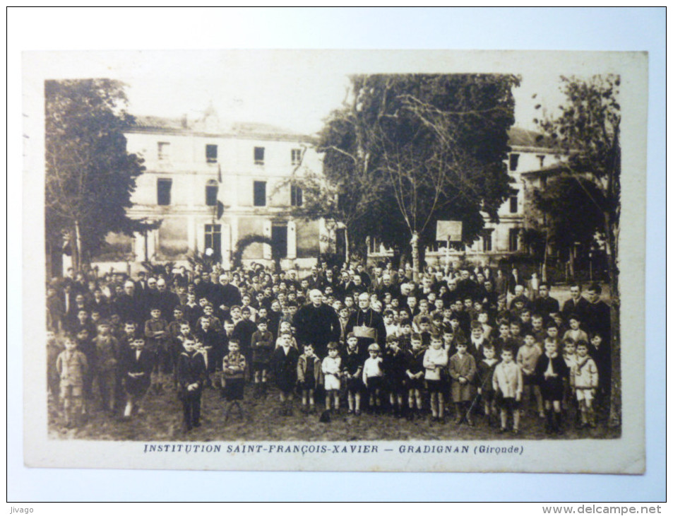 GRADIGNAN  (Gironde)  :  Institution  SAINT-FRANCOIS-XAVIER  -  TB  Animation  - Gradignan