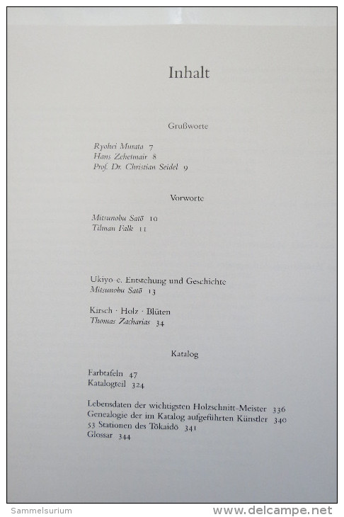 "Das Klatschen Der Einen Hand" Japanische Farbholzschnitte Aus 3 Jahrhunderten, Neue Pinakothek München 1992 - Catalogues