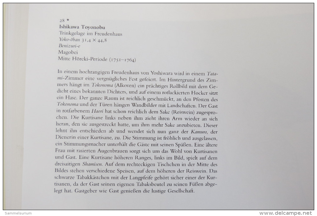 "Das Klatschen der einen Hand" Japanische Farbholzschnitte aus 3 Jahrhunderten, Neue Pinakothek München 1992