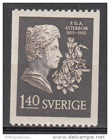 Sweden  Scott No.  485   Mnh      Year  1955 - Nuevos