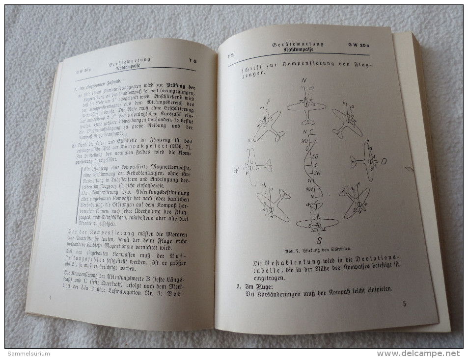 Ing. Erich Otto "Gerätewartung" Lehrblätter Für Die Technische Ausbildung In Der Luftwaffe, Um 1940 - Techniek