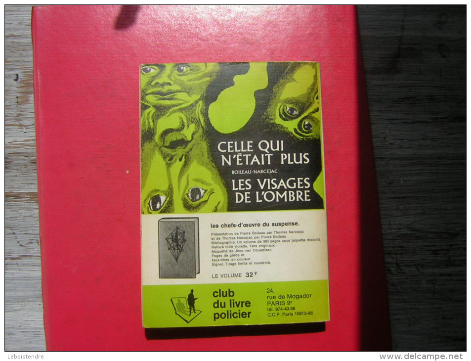 CHOC  SUSPENSE N° 4    224 PAGES     1968   ATTENTION AVEC DES PAGES DE SEPAREES A RECOLLER - Opta - Littérature Policière