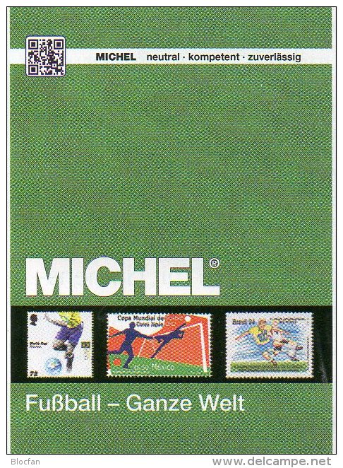 Fußball Katalog MICHEL Zur WM 2014 Brasilien ** 50€ Championat BRAZIL With Topic Soccer Stamp Catalogue Of All The World - Ediciones Originales