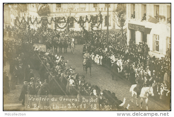 67 BRUMATH / L'Entrée Du Général Duport à Brumath Le 22 Novembre 1918 / - Brumath