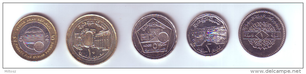 Syria 5 Coins Lot - Syria