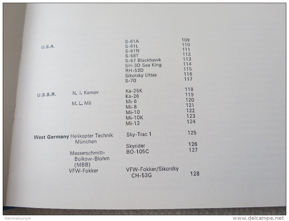 Joseph Mill Brown "Helikopter" Directory / Handbuch, Zeigt über 100 Der Interessantesten Hubschrauber-Konstruktionen - Transports