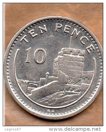 PIECE DE 10 PENCE AA - Gibraltar