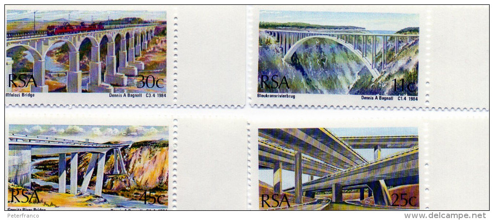 1984 - Sud Africa - Bridges In South Africa - Nuovi