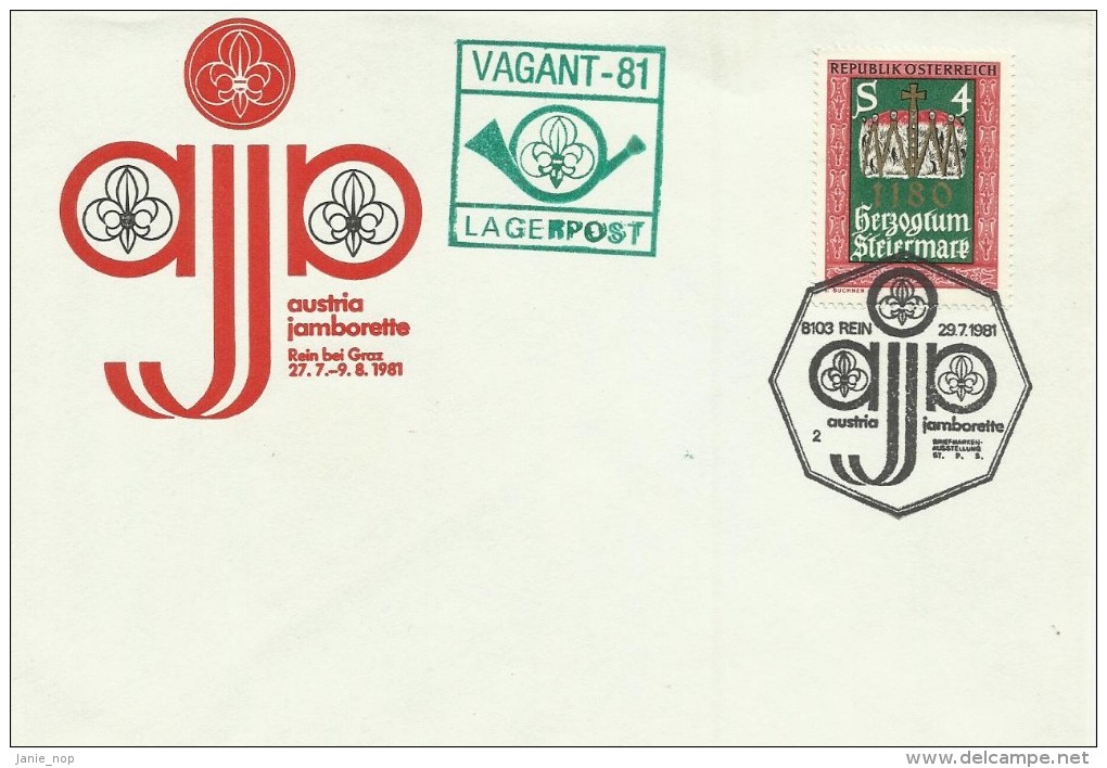 Austria 1981 Scout Austria Jamberette Souvenir Card - Lettres & Documents