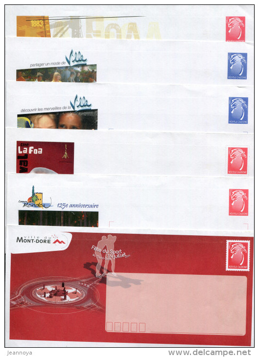 NOUVELLE CALÉDONIE - ENTIERS POSTAUX NEUFS - N° 122 - 127 & 128 - 130 - 132 - 135 - LUXE - Postal Stationery