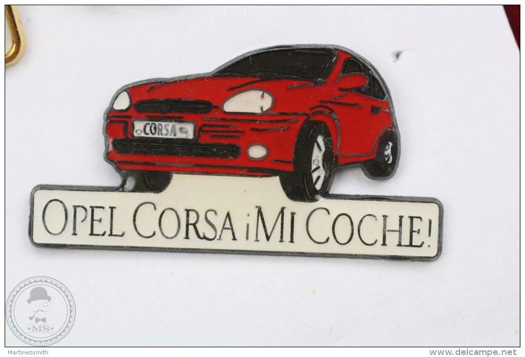 Spanish Advertising Opel Corsa Mi Coche -  Pin Badge #PLS - Opel