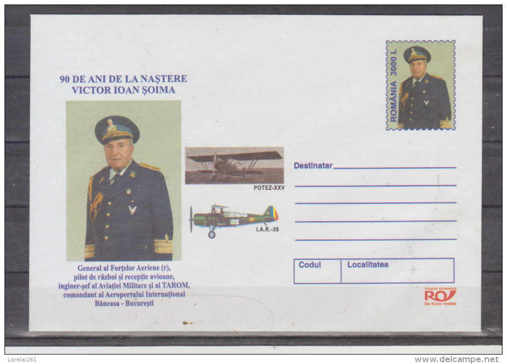 Général De L´Armée De L´Air VICTOR ION SOIMA - Storia Postale