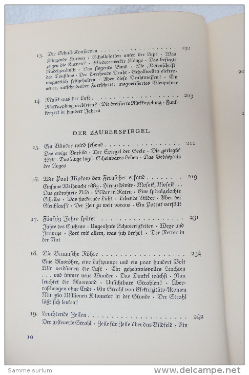 Eduard Rhein "Wunder der Wellen" Rundfunk und Fernsehen dargestellt für jedermann, von 1935