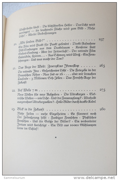 Eduard Rhein "Wunder der Wellen" Rundfunk und Fernsehen dargestellt für jedermann, von 1935