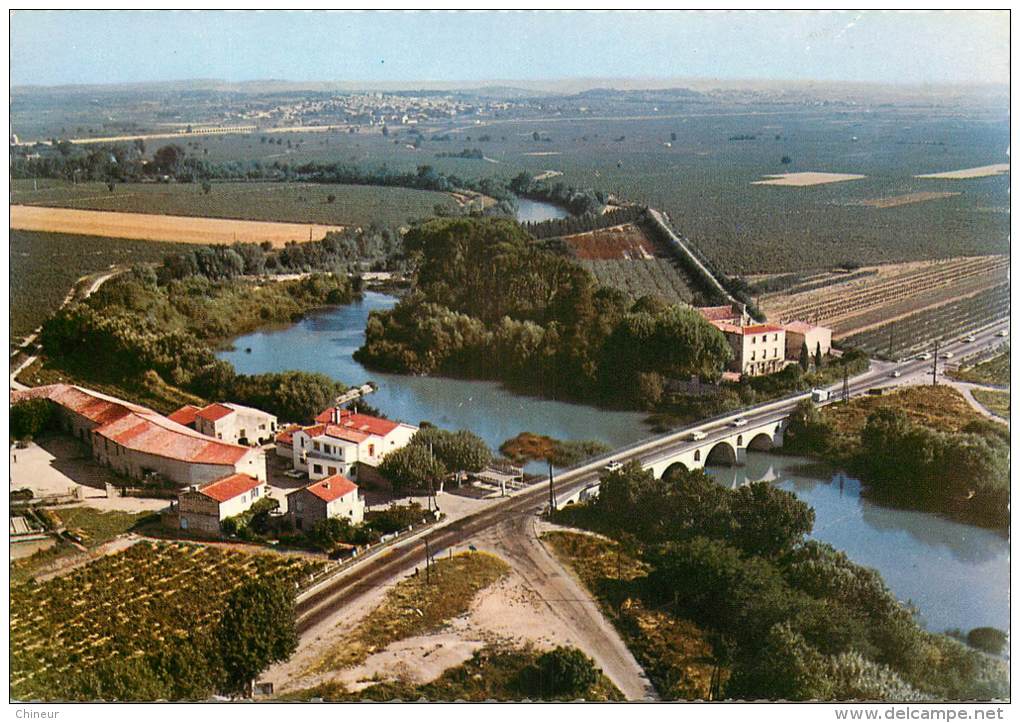 LUNEL VUE AERIENNE DU PONT - Lunel