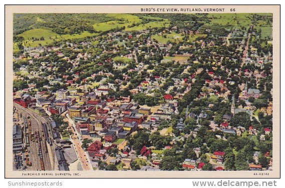 Birds Eye View Rutland Vermont - Rutland