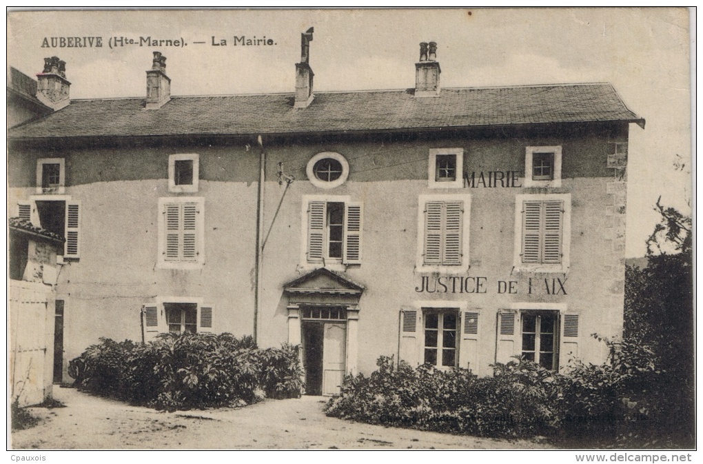 AUBERIVE La Mairie - Auberive