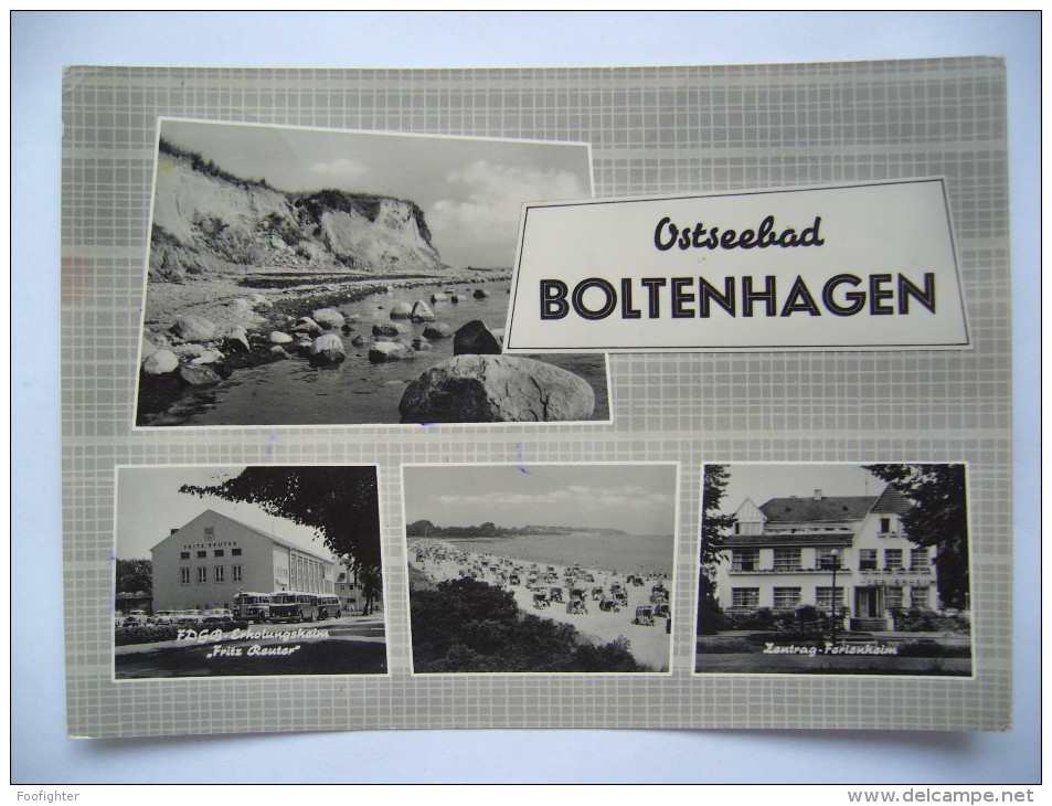 Germany: Ostseebad Boltenhagen - FDGB Erholungsheim "Fritz Reuter", Zentrag - Ferienheim - 1965 Used - Boltenhagen