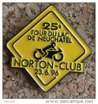 25èME TOUR DU LAC DE NEUCHÂTEL - SUISSE - NORTON CLUB 23.06.1996 - MOTO       -      (BRUN) - Motorfietsen