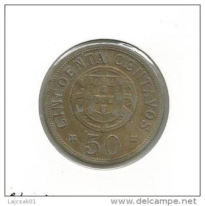 A9 Angola 50 Centavos 1928. - Angola