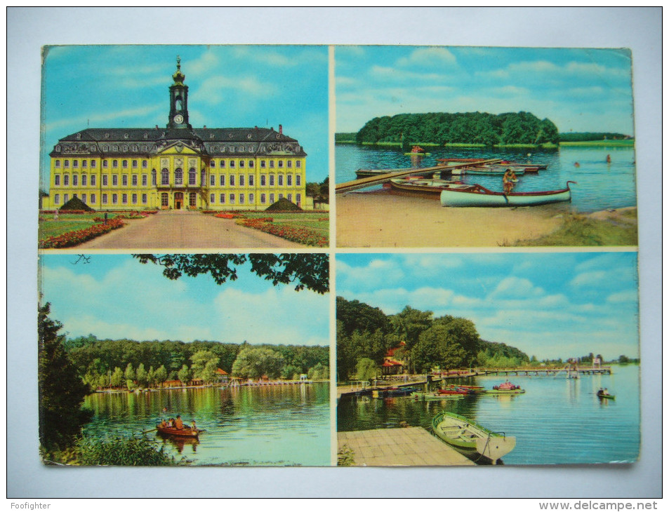 Germany: Wermsdorf - Schloss Hubertusburg, Horstseeinsel, Am Horstsee, Horstseebad - 1969 Used - Wermsdorf