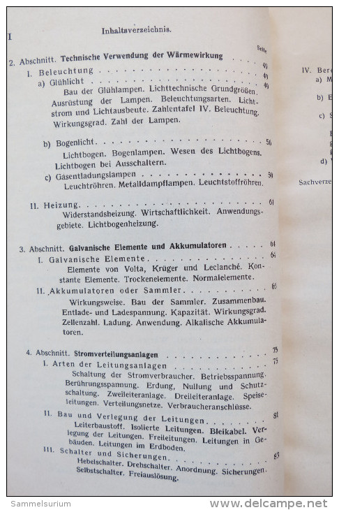 Prof. Dipl.-Ing. G. Haberland "Gleichstromtechnik" Aus Der Reihe Elektrotechnische Lehrbücher, Von 1939 - Techniek