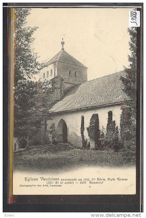 DISTRICT DE NYON /// BONMONT PRES CHESEREX - L'EGLISE - TB - Chéserex