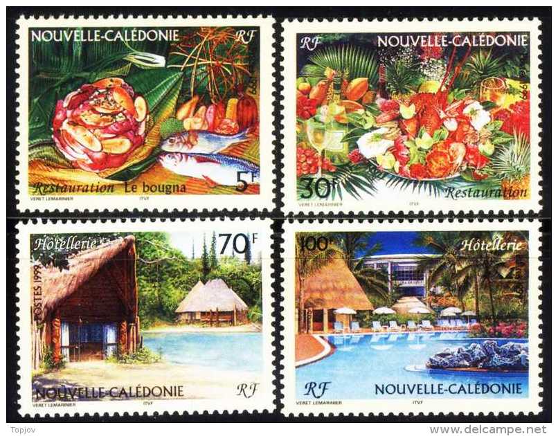 NEW CALEDONIA  -  TOURISM - HOTELS  - **MNH - 1999 - Hotels, Restaurants & Cafés