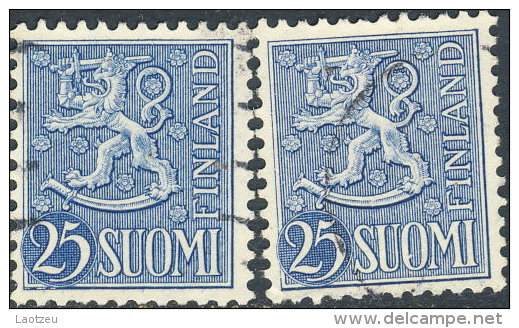Finlande  1954. ~ YT 412/15 Lot De  8 Armoiries - Used Stamps